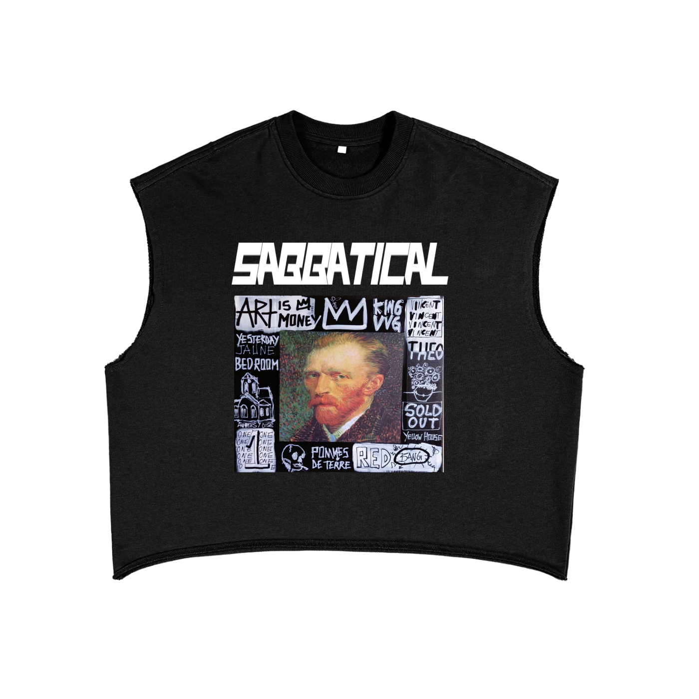 Van Gogh French Terry Boxy Tank Top