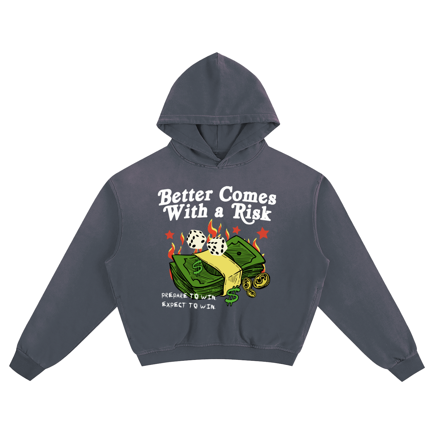 Better with a Risk Boxy Hoodie
