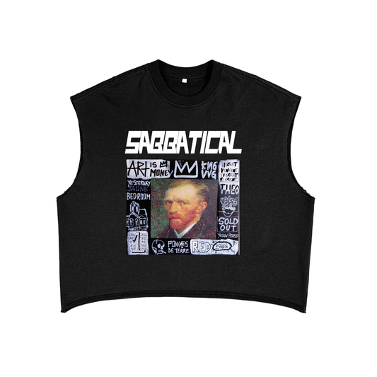 Van Gogh French Terry Boxy Tank Top